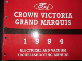 1994 Ford Crown Victoria Mercury Grand Marquis Wiring Diagrams Service Manual - £4.91 GBP