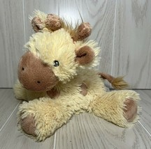 First Impressions yellow plush giraffe floppy stuffed baby toy tan 11” - £6.95 GBP
