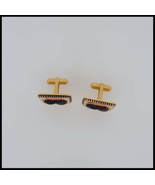 Pink/black comedy tragedy, theater mask cufflinks - $67.58 CAD
