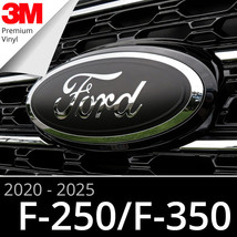 BocaDecals 2017-2025 Ford F250/F350 Emblem Overlay Insert Decals (Set of 2) - $24.99+