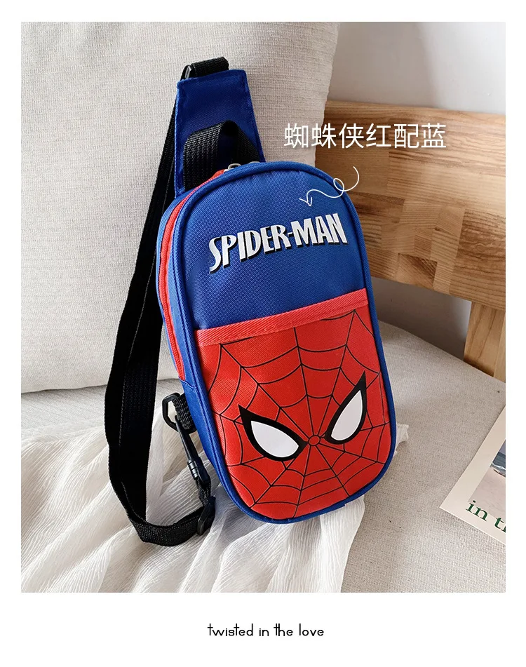   Spider-Man Children&#39;s Oblique Bag Large Capacity Boys and Girls Waist Bag  Fas - £77.95 GBP