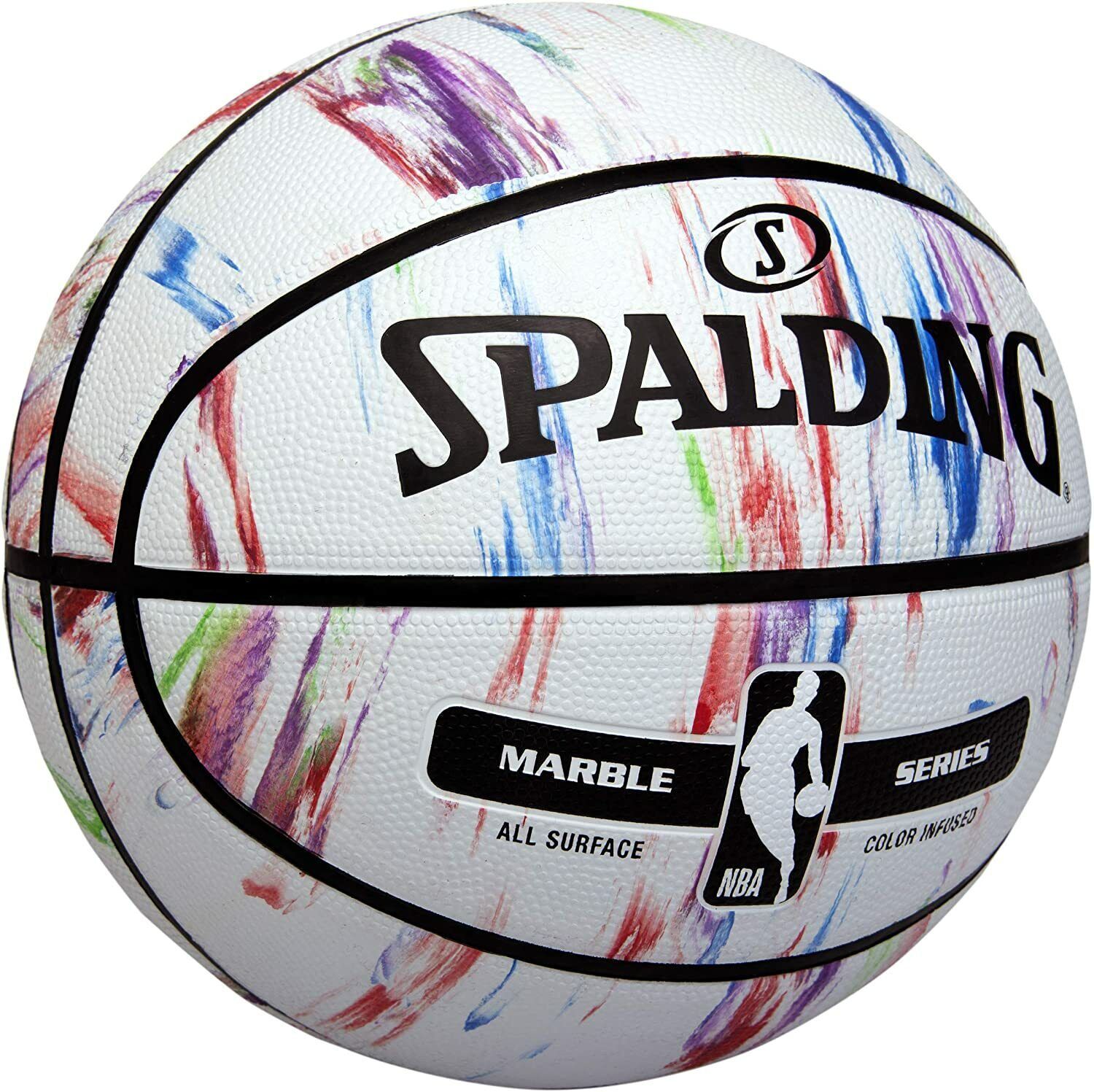 Spalding - 77555549 - 29.5" Basketball - Marble White