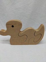 3 Piece Wooden Duck Children&#39;s Puzzle - $11.23