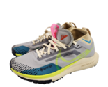 Nike React Pegasus Trail 4 GTX Volt Running Shoes Womens US Size 8 Gray ... - £56.75 GBP