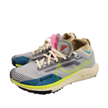 Nike React Pegasus Trail 4 GTX Volt Running Shoes Womens US Size 8 Gray DJ7929 - £56.66 GBP