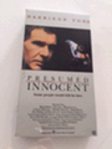 Presumed Innocent Starring Harrison Ford VHS tape Movie Beautiful Condition - £13.36 GBP