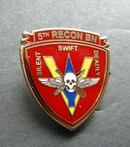 Usmc Marine Corps Marines 5th Recon Battalion Lapel Pin Badge 1 Inch - £4.42 GBP