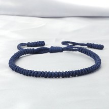 Military Men Bracelet ArmyGreen Navy String Lucky Rope Bracelets Bangle Handmade - £7.87 GBP