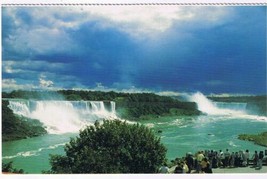 Ontario Postcard Niagara Falls American &amp; Canadian Falls Fr Queen Victoria Park - £1.71 GBP