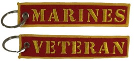 U.S. MARINES VETERAN KEY CHAIN - GREAT COLOR - Veteran Owned Business - $7.92