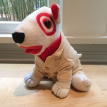 Target Safari Suit Khaki Dog Plush Stuffed Animal Bullseye Boys &amp; Girls - £15.01 GBP