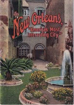 New Orleans America’s Most Interesting City Booklet Louisiana EC Kropp 1950s - £3.05 GBP