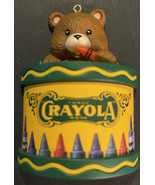 Vintage1992 Crayola Ornament Crayons Teddy Bear Binney &amp; Smith Christmas - £4.63 GBP