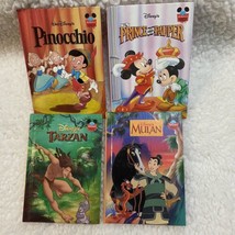Vintage Disney&#39;s Wonderful World Of Reading Lot of 4 Glossy Hardcover Books - £6.95 GBP