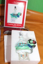 Carlton Cards Heirloom Ice Pals 2013 Snowman Christmas Holiday Ornament 029D - $19.79