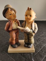 Vintage Hummel Goebel Figurine #130 Duet Boys Singing W Germany TMK5 - £18.62 GBP