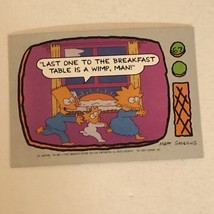 The Simpsons Trading Card 1990 #67 Bart Maggie &amp; Lisa Simpson - £1.54 GBP