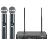 Wireless Microphone System Dual Wireless Mics,W/ 2 Handheld Dynamic Micr... - $235.99