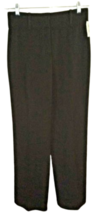 Rafaella Dress Pants Flat Front Black Women&#39;s Size 6 Faux Pockets - £11.05 GBP