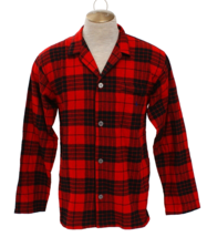 Polo Ralph Lauren Men&#39;s M Red Plaid Long  Sleeve Sleepwear Lounge Button... - £28.12 GBP