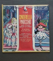 Cinderella Pinocchio And Other Great Stories Rca Camden 33 Rpm 1960 - £14.43 GBP