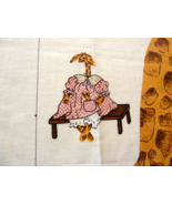 Vintage Ginger Giraffe Panel Fabric Cut and Sew doll by Springs - £7.81 GBP