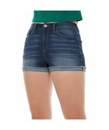 SO® High Rise Curvy Shortie Shorts Denim Women&#39;s JR Sz 7/28-9/29 NWT MSR... - $22.25
