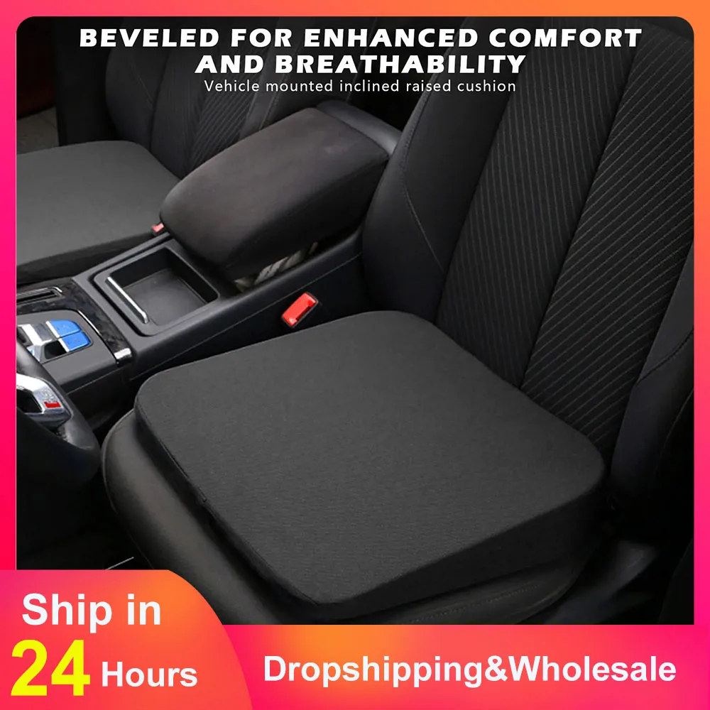 Car Seat Heightening Cushion Bevel Main Driver Single Seat Thickening Butt - £21.23 GBP