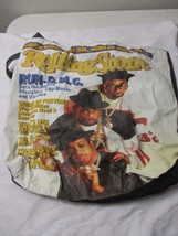 Vintage 1986 Rolling Stone Magazine Run DMC Tote Carryall Book Bag  PROMO rare - £55.91 GBP