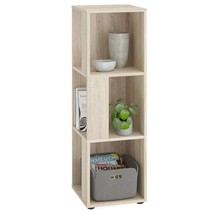 FMD Corner Shelf with 6 Side Compartments Sonoma Oak - £75.48 GBP