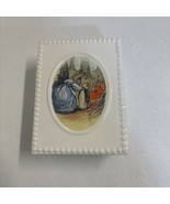 Mrs Rabbit Says Goodbye Peter Rabbit Beatrix Potter Lidded Trinket Dish ... - €12,74 EUR