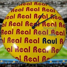 Official Vintage Pepsi RAUL GONZALES 7, Real Madrid Spanish Football 11.80&quot; (30  - $55.00