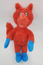 Kohls Dr. Seuss Fox in Socks Red Blue Plush Soft Stuffed Animal Toy B314 - £7.81 GBP