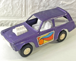 Vintage Tootsietoy Chevy Vega 4&quot; Die Cast Scale Model Purple - £5.47 GBP