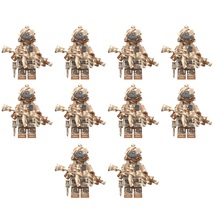 US Navy SEALs Special Forces Soldiers 10pcs Lego Compatible Minifigure Bricks - $23.79