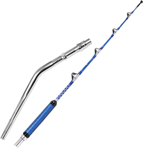 Bent Butt Trolling Rod 2-Pc Saltwater Offshore Conventional Roller Fishing Pole - £127.65 GBP+