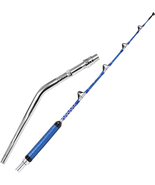 Bent Butt Trolling Rod 2-Pc Saltwater Offshore Conventional Roller Fishi... - £126.21 GBP+