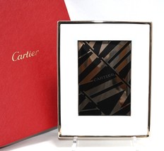 Cartier Change tray Logo silver black porcelain Ashtray - £539.67 GBP