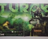 Turok The Dinosaur Hunter PS3 Xbox Original 2008 Double Page Magazine Pr... - £14.23 GBP