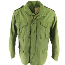 Original Vintage Us Army Issue M65 Field Coat Jacket Vietnam OG-107 Green Small - £64.77 GBP