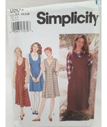 Simplicity Sewing Pattern 9804 Misses&#39; Jumpers W/ Back Or Side Ties Size... - £5.38 GBP