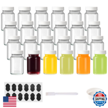 BPFY 24 Pack 2 oz Reusable Small Glass Bottles with Lids, Wellness Shots... - $34.97