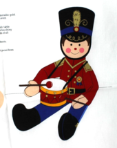 The Little Drummer Boy Doll Christmas Craft Panel Vintage VIP Cranston Red, Blue - £11.21 GBP