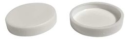 16 Wrought Iron 1 5/8&#39;&#39; Chair Glide Disk Caps (White) - $17.63