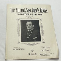 They Needed A Song Bird In Heaven So God Took Cariso Away Music Ragtime ... - $3.59