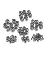 Stainless Steel Stopper Spacer Beads 1.5 2.5 4mm, 120pcs - £3.28 GBP+