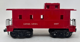 Vintage Lionel Lines O Gauge Train Railroad Red Caboose 1007 - £10.11 GBP