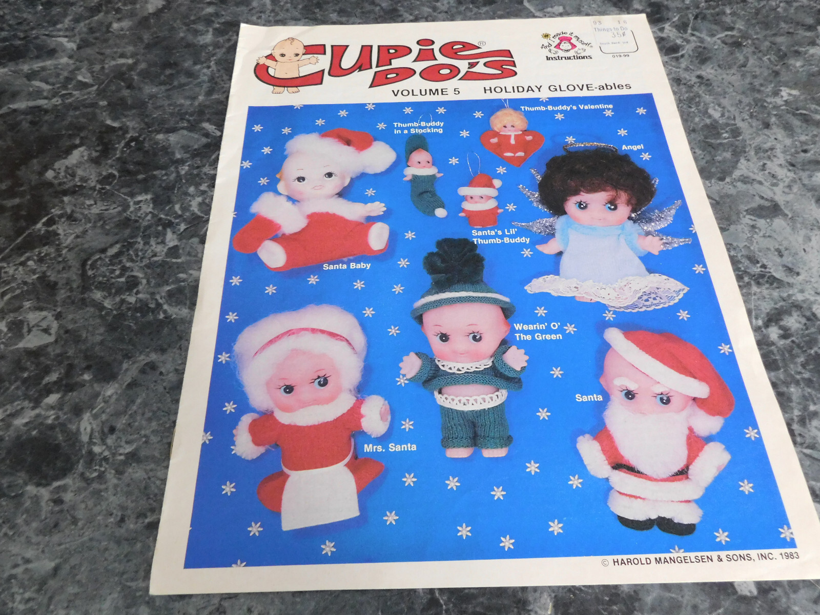 Cupie Do&#39;s Volume 5 Holiday Glove ables - $2.99