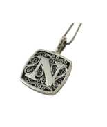 Authentic Lori Bonn Bons 925 Silver Love Letter N W/ Chain  Pendant 5990... - $33.24