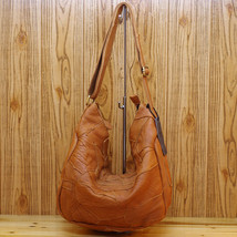 Irregular Patchwork Design Women Handbags Soft Genuine Leather Bags National Win - £92.65 GBP